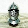 Средневековый Стальной Шлем Старинные Рыцарские Доспехи Закрытый Шлем Воина Ручной Работы Назн