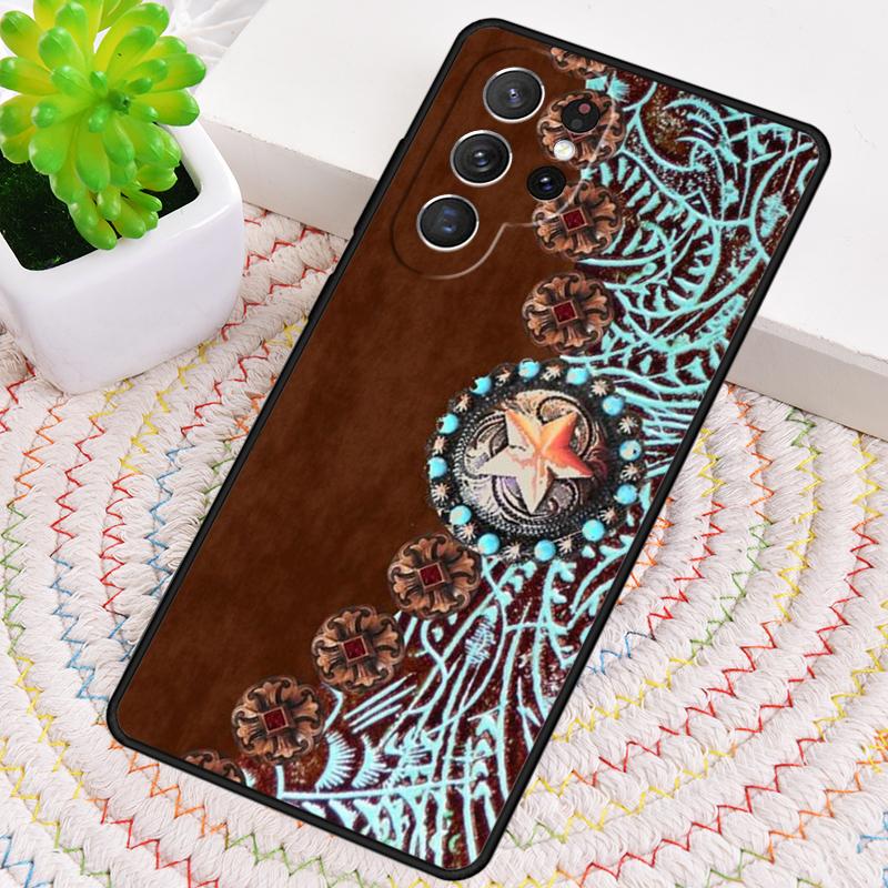 Чехол для телефона Samsung Galaxy note 10 pro S26 Ultra S23 S24 FE S25 S21 S22 PLUS Ковбой Ковбойка Howdy Вестерн Ранчо Бохо