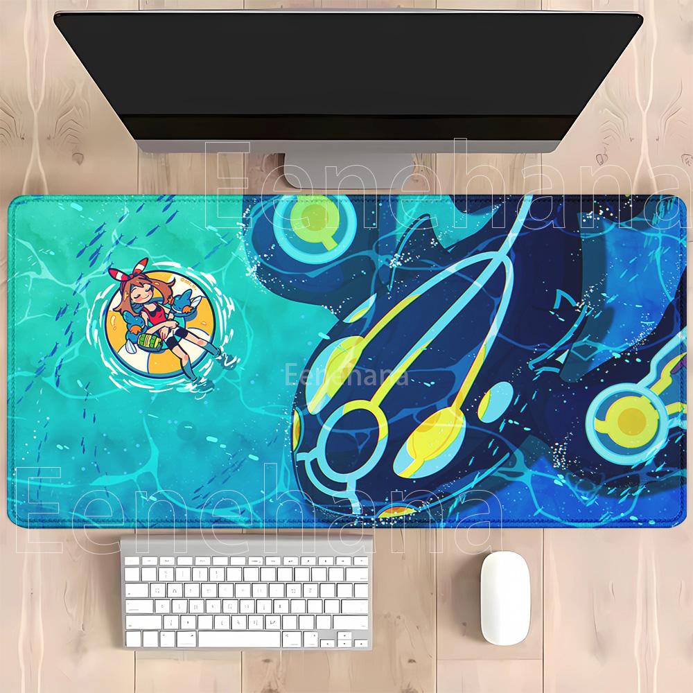 Gengar Anime Kawaii Mouse Pad Pc Keyboard Gaming Office Cute Playmat Hd Printing Overlock Esports Nonslip Base Desk Mat
