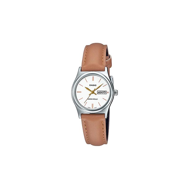 Casio Серия STANDARD, модный, деловой, ретро, литературный и универсальный, классические стрелки, отображение даты и дня недели, водозащищенный, кварцевый LTP-V006L-7B2