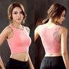 Женский беспроводной спортивный бюстгальтер большого размера с перекрестными бретелями, бесшовный, быстросохнущий, ударопрочный, для фитнеса и йоги, для бега, для женщин с пышными формами