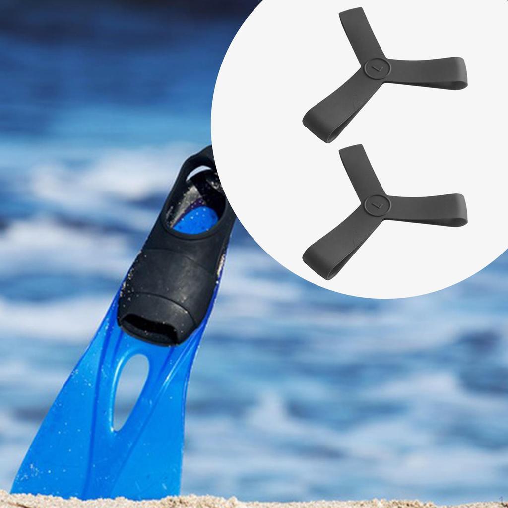 Фиксаторы ласт Ремешок-гриппер Эластичный Регулируемый Удобный Надежный Ласты для подводного плавания для Подводного плавания