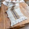 Table Runner with Tassels Hollow Design Protective Table Cloth for Dining Table Farmhouse Decoration