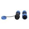1 Set 4 Pin Aviation Connector LD16 IP68 Plug PA6 Shell Waterproof Screw Crimp Connector Electrical Power Device