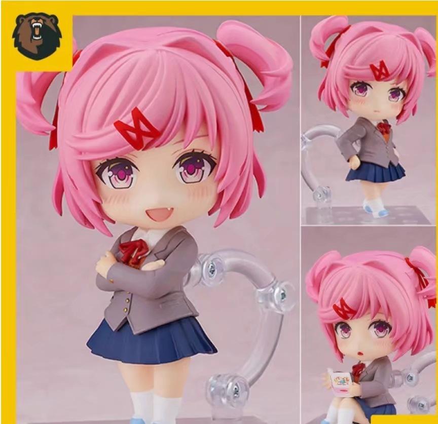 10 см Фигурки животных из Doki Doki Literature Club 2283 Юрий Саёри Нацуки Моника Декор для рабочего стола Коллекционная Прочная Подарок для фанатов аниме
