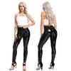 2025 High-Elastic Faux Leather Leggings: Colorful, Black, High-Waisted, Tight-Fitting, Plus-Size, Sexy Women's Clothing