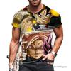 2026 Мужская Универсальная Аниме Футболка Dragon Ball Унисекс Goku Vegeta Super Saiyan Kakarot Оверсайз Футболка с коротким рукавом