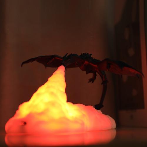 Ракетные огни с 3D-печатью, новые и уникальные подарки, электронные креативные товары, украшения, светодиодные ночные огни.