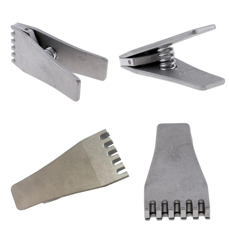 Accurate Badminton String Clamps Tool Adjustable Tightness Control Durable Zincs Alloys Sports Accessory