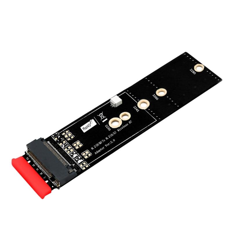 Карта-конвертер интерфейсов M.2 Key B+M с поддержкой каналов данных PCIe. Простая установка