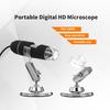 Portable Digital Microscope 50X To 1000X Zoom HD Microscope 3 In 1 USB Magnifier 8 LED Lights Black
