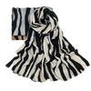 Fashion Zebra Stripe Pattern Shawl Woman Man Winter Warm Cashmere Scarf Big Size Keep Warm For Women Thicked Pashmina Muffler