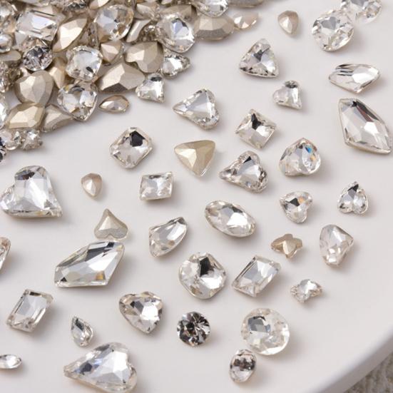 Изысканные стразы для ногтей, прозрачные, не выцветающие, декоративные