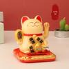 Солнечный машущий талисман "Кот удачи" - Креативный декор для автомобиля и дома для богатства и процветания