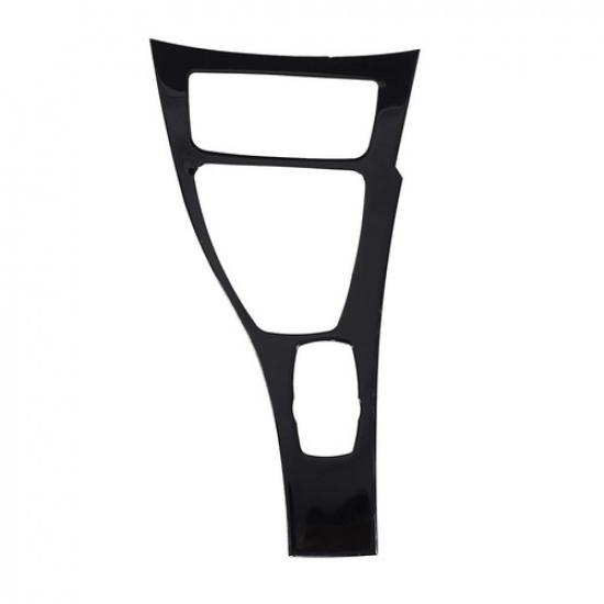 Glossy Black Console Gear Shift Panel Cover Trim For BMW 3 Series E90 2005-12