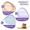 Hamster Bathtub Box for Small Animals Hamster Bath Accessories Dust Bath Pet Hamster Bathtub Digging Sand Container