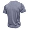 Men's Round Neck T-shirt Cotton Solid Color Short Sleeve Basic Tee Pullover