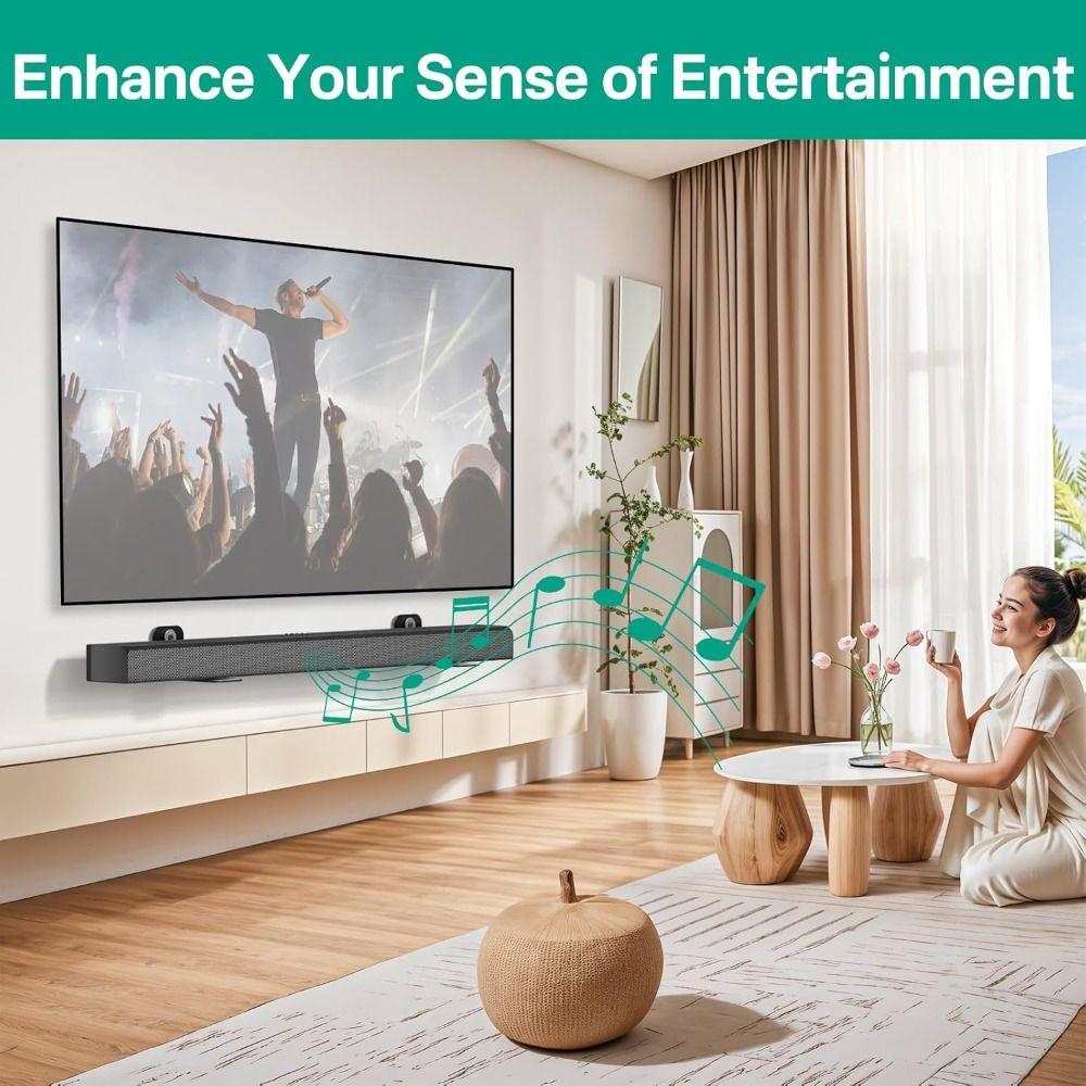 2pcs Metal Sound Bar Mounts Anti-Drop Sound Bar Shelf Speaker Wall Bracket for Samsung/Sony/LG