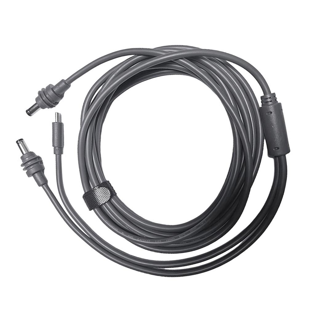 10FT 18AWG Cable Type C and DC Plug To DC Multipurpose Water Proof Cord for Mini Dish Antenna 65W+ P