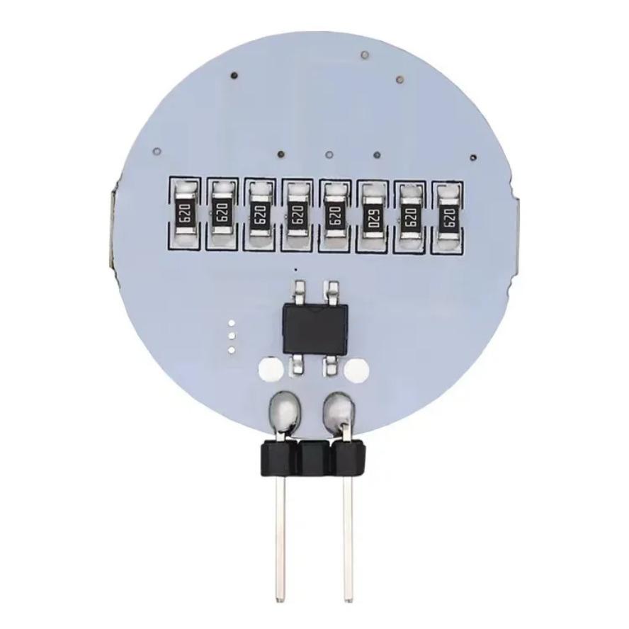10 шт. G4 24 светодиода круглый прожектор 5730 без мерцания 12 В/24 В вытяжка лодочный свет светодиодная лампа G4 замена галогенной лампы высокая яркость
