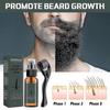 Men's Beard Growth Roller Kit Men's Beard Growth Oil Nourishing Enhancer