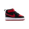 Nike Кроссовки для скейтборда Court Borough Mid 2, нескользящие, амортизирующие, износостойкие, средней высоты, черные с красным CD7784-003