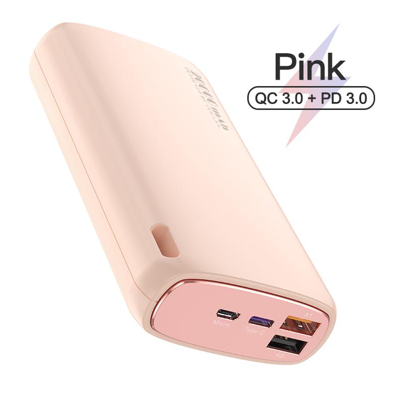 Power Bank Kuulaa 20000мАч со светодиодным индикатором заряда