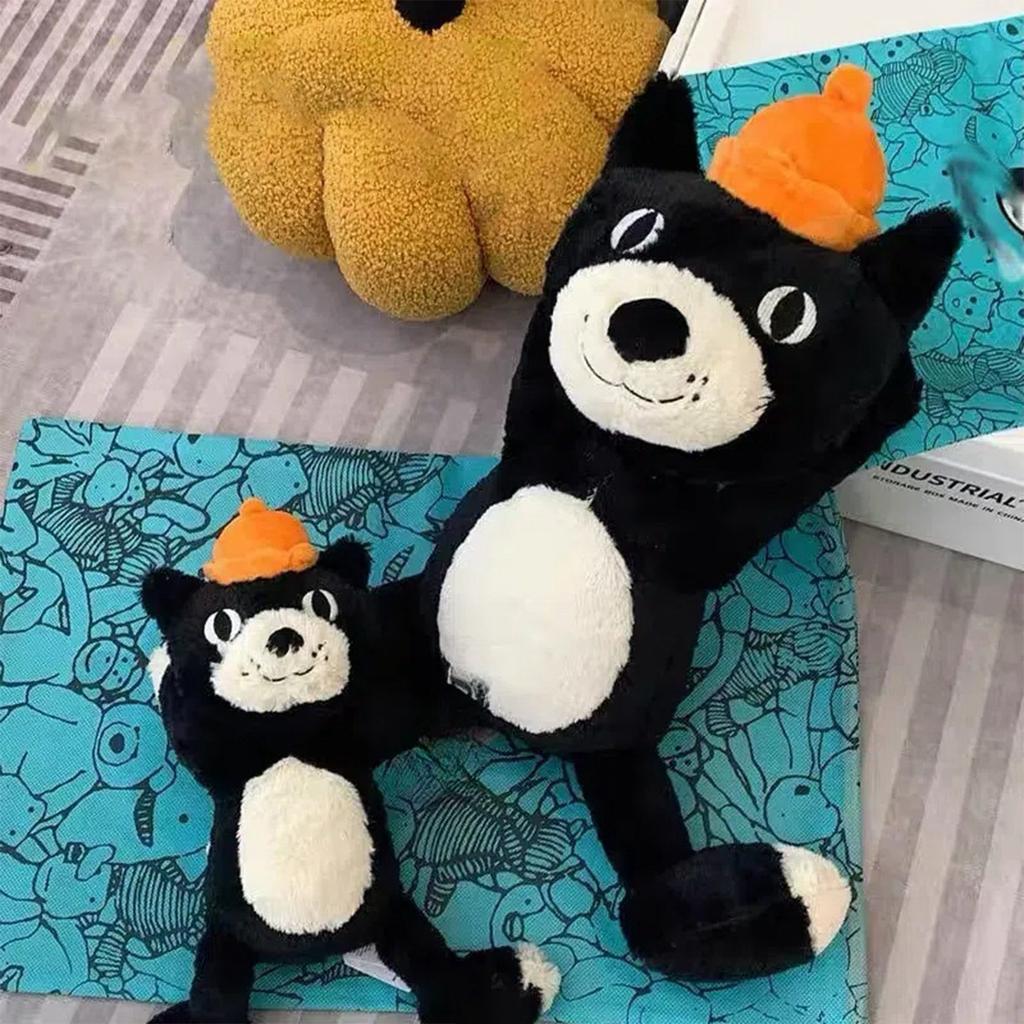 Плюшевая игрушка Jili Cat, милая черная и кошачья плюшевая мягкая плюшевая игрушка, подходящая для Рождества, Дня святого Валентина, дня рождения, подарка, украшения для спальни, дивана