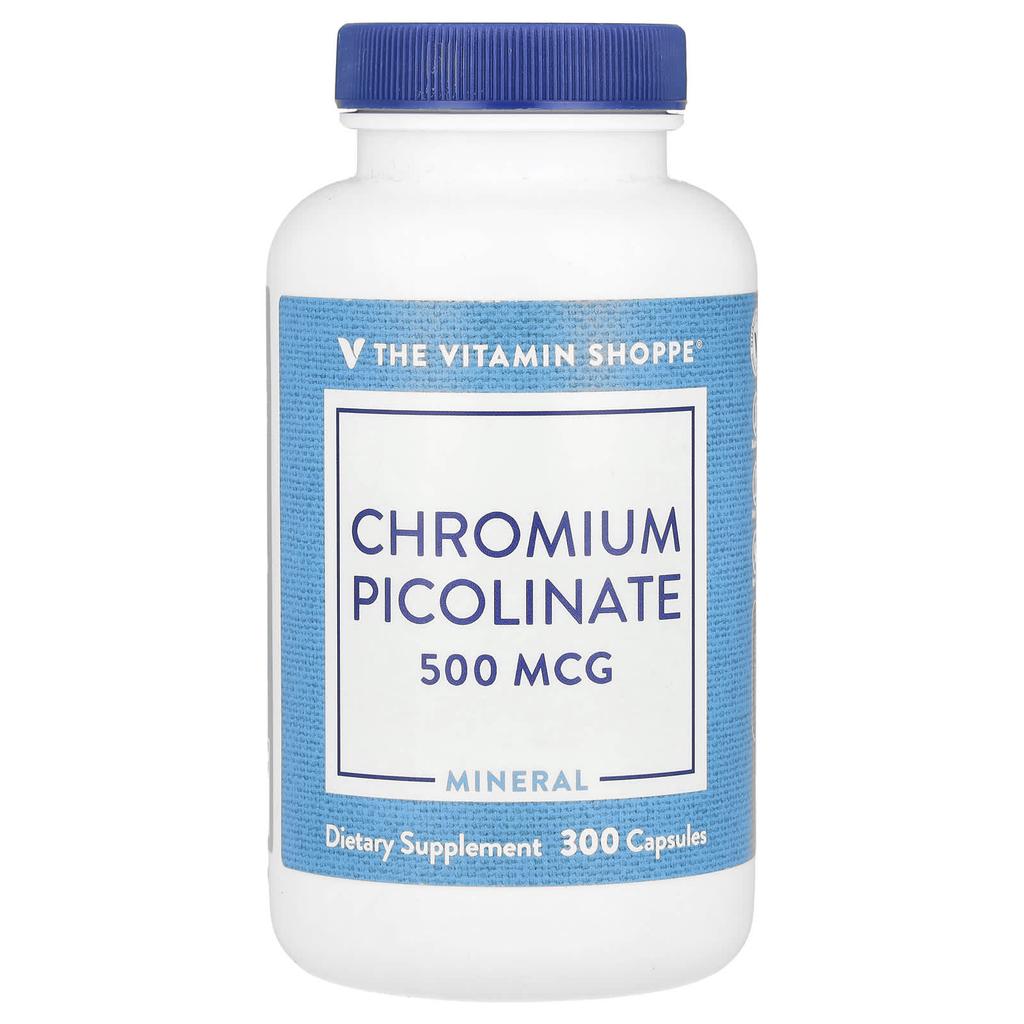 Chromium Picolinate, 500Mcg, 300 Capsules