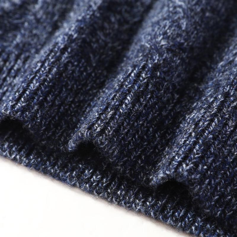 Мужской свитер Antonio из 100% мериносовой шерсти с крапинками, с круглым вырезом