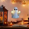Halloween Night Light USB Rechargeable Ghost Bedroom NightLight  Spooky Ambient Lighting Resin Wall Lamp Decorative for Indoor
