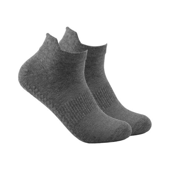 1 Pair Unisex Floor Socks Anti-slip Silicone Bottom Mid-tube No Odor Thickened Warm