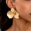 Trendy Phalaenopsis Flower Earrings: European & American Retro Street Style for Women