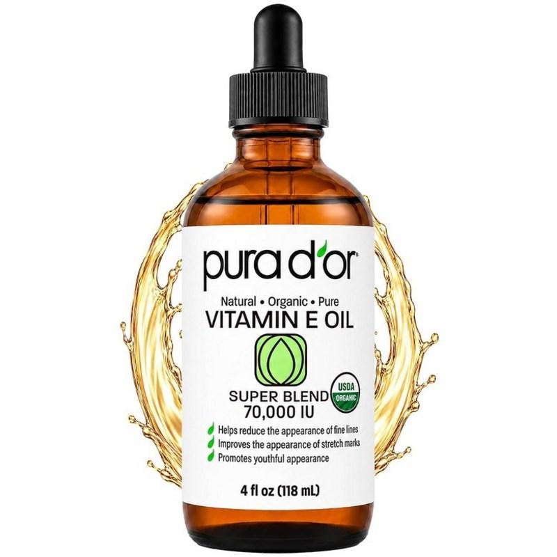 PURA D'OR Vitamin E Oil 70,000 IU 118ml, 1 pcs