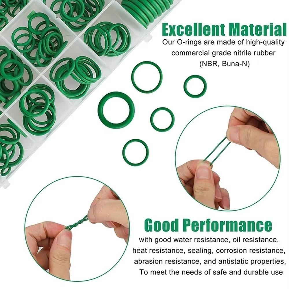 225PCS/27PCS Rubber O-Ring Gasket Assortment Sealing Washer Set Car Repair Accessories