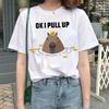Cute Capybara Clothing T-Shirt Women Vintage Cartoon T Shirt Female Casual Anime Top Tees T Shirt Manga Women Graphic Tee Tops