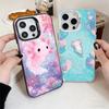 Мультяшный милый аксолотль Ударопрочный чехол для телефона для iPhone 17 Air 16 16E 15 Pro Max 14 Plus 13 Mini 12 Задняя крышка Противоударные Fundas