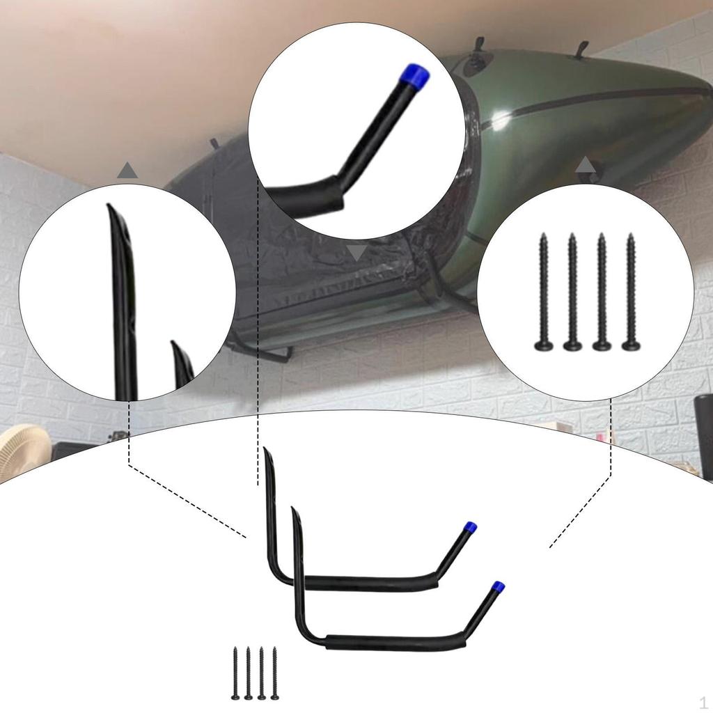 Kayak Storage Rack Bracket Organizer Wall Hanger for Paddleboard Bike Indoor Tools