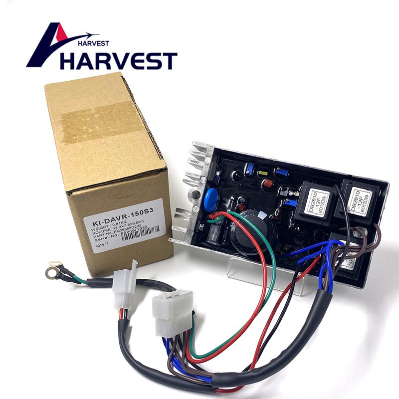 KI-DAVR-150S3 Kipor Brush Generator AVR Automatic Voltage Regulator 380V Three Phase For 15KW Genset Stabilizer Aluminum shell