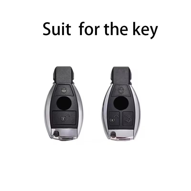Fashion Diamonds TPU for Mercedes Benz W205 W212 W211 W204 W222 W463 CLA GLC GLK W203 GLK300 CLS SLK Car Key Case Cover Keychain