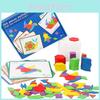 Wooden 155 Kids Piece Creative Puzzle Set With Shape And Color Cognition