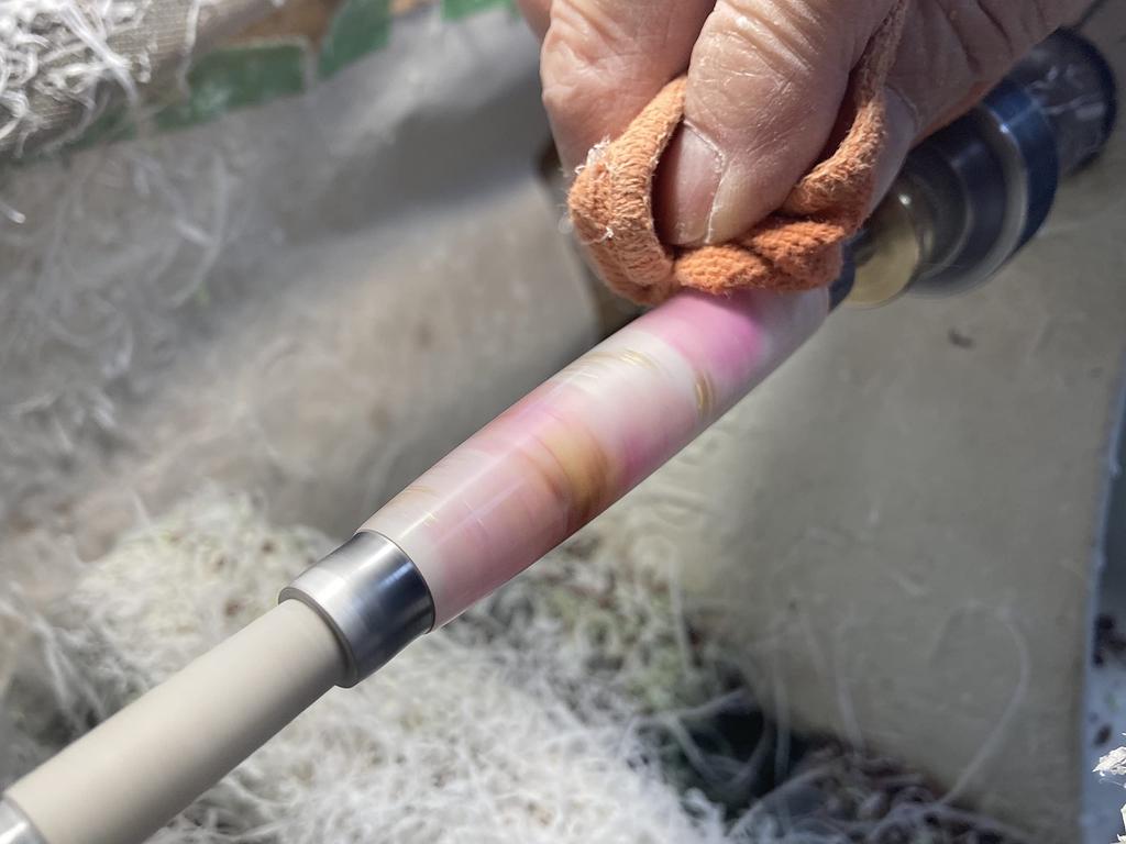 tfb 2021 Flower Clover Light Premium Ballpoint Yasutaka Takeuchi F-STYLE Pen, Four-Leaf Design, Blue, Pen,