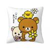 Чехлы для подушек Rilakkuma YOLO из полиэстера, чехол для подушки с изображением автомобиля и мультфильма, креативный чехол для украшения дома