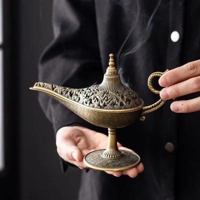 Лампа Аладдина Подставка для благовоний Комнатный аромадиффузор Украшение