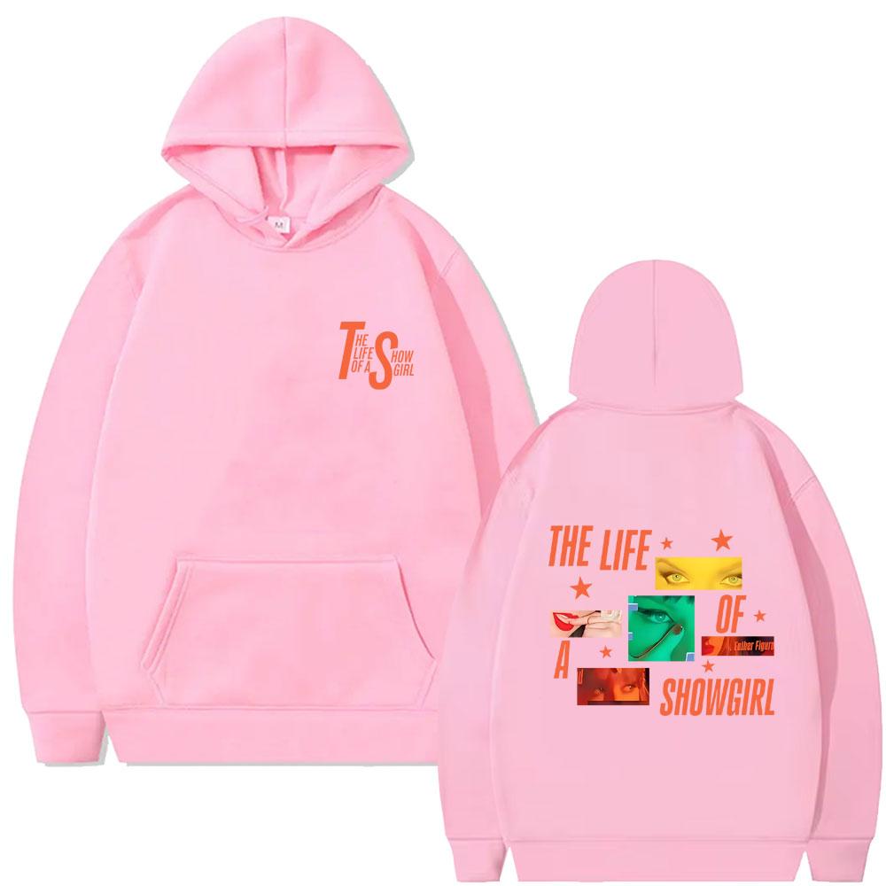 Худи с альбомом «Жизнь танцовщицы» Мужская Женская Модная Повседневная Толстовка с капюшоном Оверсайз Унисекс Винтажный Флисовый Пуловер