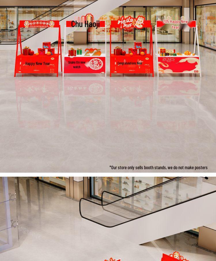 Wrought Iron Foldable Outdoor Market Stall Display Stand