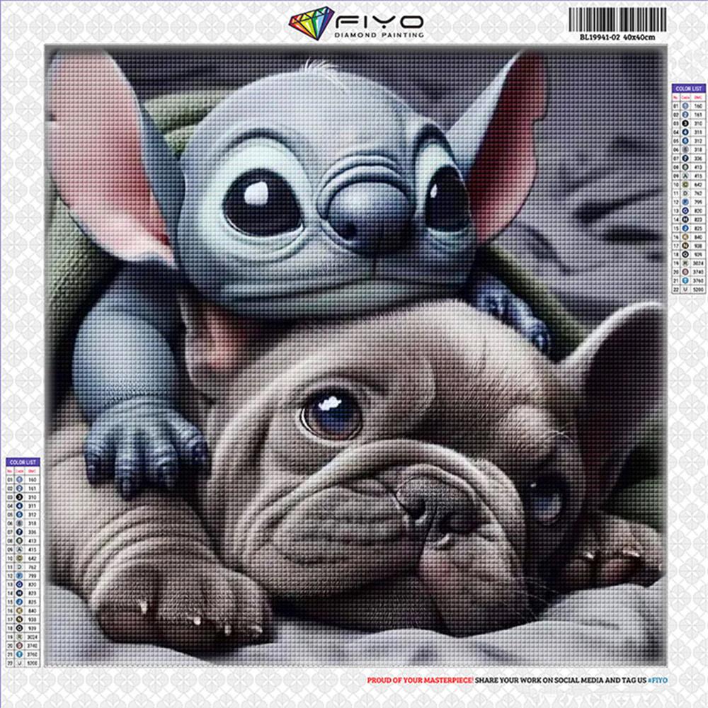 Disney Алмазная картина Лило и Стич Алмазная вышивка Стразы картины Мозаика Искусство Наборы для вышивки крестом Домашний декор