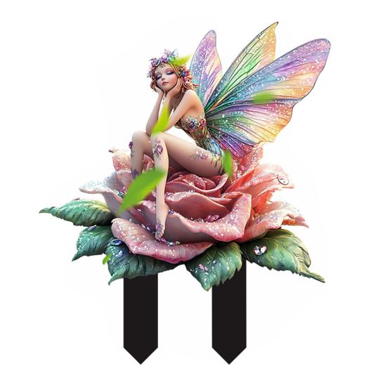 Decorative Garden Inserts Rooster Statues Waterproof UV Resistant Chickens Decorations Outdoor/Indoor Stakes