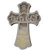Easter Cross Wooden Hanging Decorations Carved Hollow Creative Luminous Church Cross Decorations