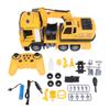 11 Channel RC Engineering Car Toy with Music Light Effect 2.4G Remote Control Excavator for Kids